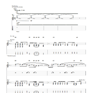 Three Days Grace Break Musik Noten - Guitar Tab - 75976-0