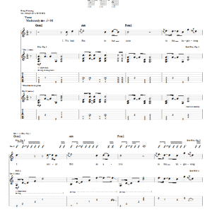 Three Days Grace Let It Die Musik Noten - Guitar Tab - 57065-0