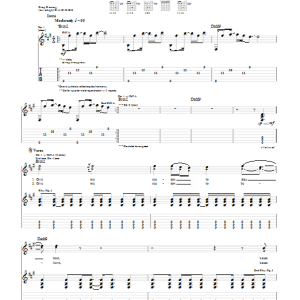 Three Days Grace No More Musik Noten - Guitar Tab - 75967-0