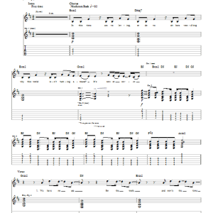 Three Days Grace Now Or Never Musik Noten - Guitar Tab - 26854-0