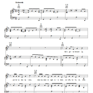 Tim McGraw One Of Those Nights Musik Noten - Piano, Vocal & Guitar Chords - 96871-0