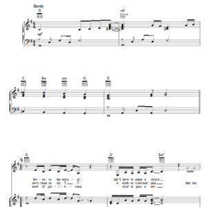 Toby Keith Ain't No Right Way Musik Noten - Piano, Vocal & Guitar Chords - 55751-0