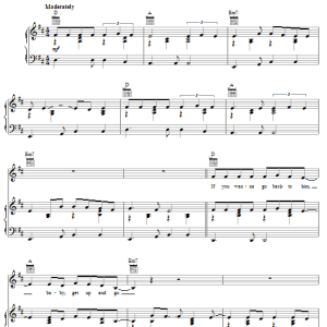 Toby Keith Knock Yourself Out Musik Noten - Piano, Vocal & Guitar Chords - 52348-0