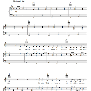 Toby Keith Runnin' Block Musik Noten - Piano, Vocal & Guitar Chords - 55742-0