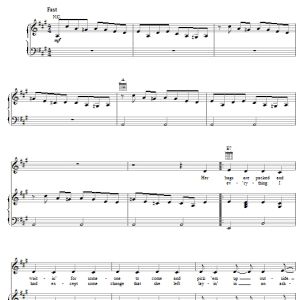Toby Keith She Left Me Musik Noten - Piano, Vocal & Guitar Chords - 52346-0
