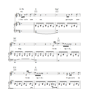 Tom Baxter My Declaration Musik Noten - Piano, Vocal & Guitar Chords - 29404-0