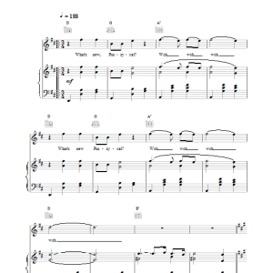 Tom Jones What's New Pussycat Musik Noten - Piano, Vocal & Guitar Chords - 15534-0