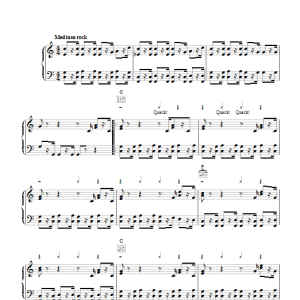 Tom King Rocking Goose Musik Noten - Piano, Vocal & Guitar Chords - 41465-0