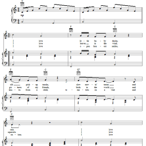 Tom T. Hall I Love Musik Noten - Piano, Vocal & Guitar Chords - 53626-0