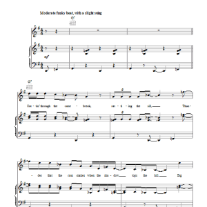 Tom Waits Big Black Mariah Musik Noten - Piano, Vocal & Guitar Chords - 46394-0