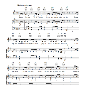 Tom Waits Cemetery Polka Musik Noten - Piano, Vocal & Guitar Chords - 46395-0