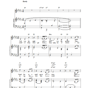 Tom Waits Georgia Lee Musik Noten - Piano, Vocal & Guitar Chords - 18565-0
