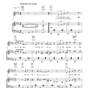 Tom Waits I'll Shoot The Moon Musik Noten - Piano, Vocal & Guitar Chords - 46401-0