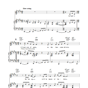 Tom Waits New Coat Of Paint Musik Noten - Piano, Vocal & Guitar Chords - 39455-0