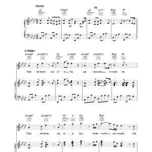 Tom Waits Take Me Home Musik Noten - Piano, Vocal & Guitar Chords - 39467-0