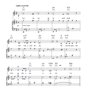 Tom Waits The Last Rose Of Summer Musik Noten - Piano, Vocal & Guitar Chords - 46403-0