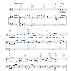 Tommy Edwards It's All In The Game Musik Noten - Piano, Vocal & Guitar Chords - 42635-0