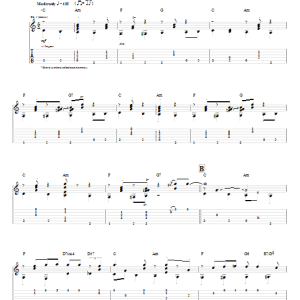 Tommy Emmanuel Blue Moon Musik Noten - Guitar Tab - 62187-0