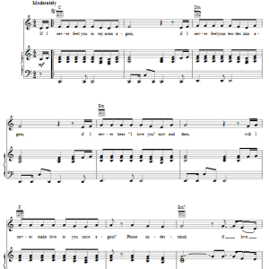 Toni Braxton Breathe Again Musik Noten - Piano, Vocal & Guitar Chords - 16272-0