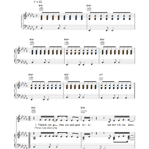 Toni Braxton Come On Over Here Musik Noten - Piano, Vocal & Guitar Chords - 14862-0