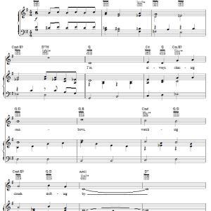 Tony Bennett I'm Always Chasing Rainbows Musik Noten - Piano, Vocal & Guitar Chords - 24787-0
