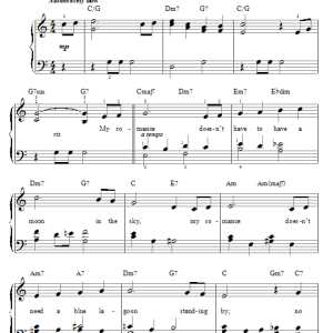 Tony Bennett My Romance Musik Noten - Easy Piano - 27300-0