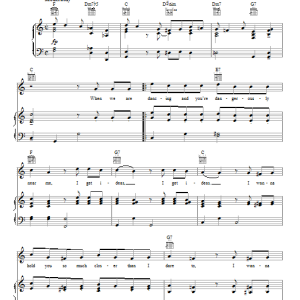 Tony Martin I Get Ideas Musik Noten - Piano, Vocal & Guitar Chords - 68074-0