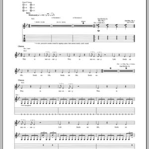 Tool Disgustipated Musik Noten - Guitar Tab - 98837-0