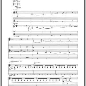 Tool Flood Musik Noten - Guitar Tab - 98840-0