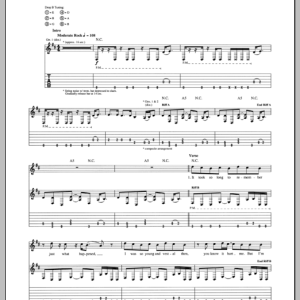 Tool Prison Sex Musik Noten - Guitar Tab - 98847-0