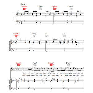 Toploader Following The Sun Musik Noten - Piano, Vocal & Guitar Chords - 21694-0