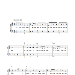 Topol If I Were A Rich Man Musik Noten - Piano, Vocal & Guitar Chords - 32010-0