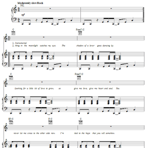 T'Pau Heart And Soul Musik Noten - Piano, Vocal & Guitar Chords - 59424-0