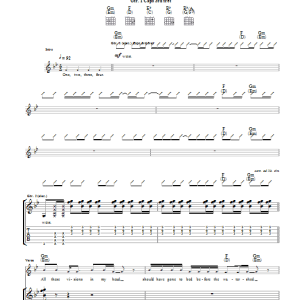 Travis Eyes Wide Open Musik Noten - Guitar Tab - 38238-0