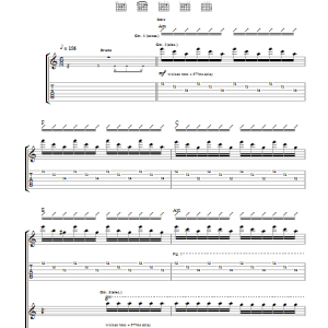 Travis One Night Musik Noten - Guitar Tab - 38244-0