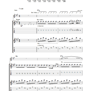 Travis The Beautiful Occupation Musik Noten - Guitar Tab - 28564-0
