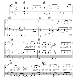Trisha Yearwood How Do I Live Musik Noten - Piano, Vocal & Guitar Chords - 95637-0