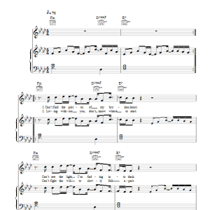 Tyler James Single Tear Musik Noten - Piano, Vocal & Guitar Chords - 115031-0