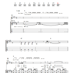 U2 No Line On The Horizon Musik Noten - Guitar Tab - 45979-0