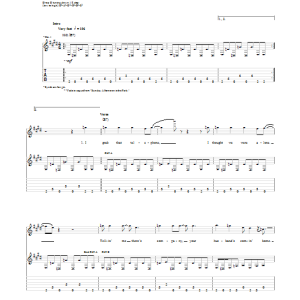 Van Halen One Foot Out The Door Musik Noten - Guitar Tab - 153297-0