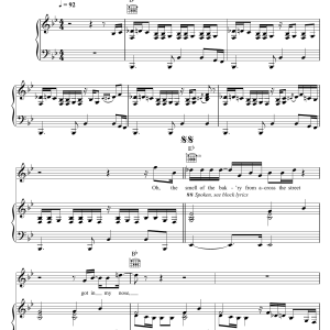 Van Morrison Cleaning Windows Musik Noten - Piano, Vocal & Guitar Chords - 103785-0