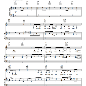 Amy Grant Don't Try So Hard Musik Noten - Piano, Vocal & Guitar Chords - 153051-0