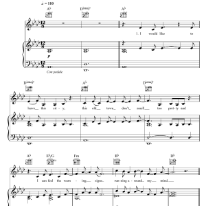 Aurora Half The World Away Musik Noten - Piano, Vocal & Guitar Chords - 122422-0