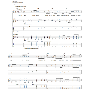Avett Brothers Another Is Waiting Musik Noten - Guitar Tab - 157270-0