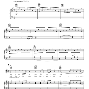 Avett Brothers Live And Die Musik Noten - Piano, Vocal & Guitar Chords - 156931-0
