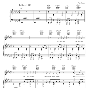 Avicii You Make Me Musik Noten - Piano, Vocal & Guitar Chords - 116952-0