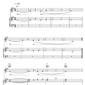 Bastille Icarus Musik Noten - Piano, Vocal & Guitar Chords - 118468-0