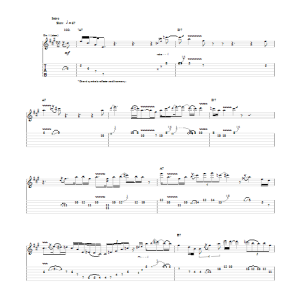 B.B. King You Done Lost Your Good Thing Now Musik Noten - Guitar Tab - 155717-0