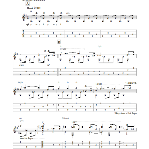Ben Woolman Raiders March Musik Noten - Solo Guitar - 151815-0