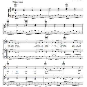 Beyoncé Ave Maria Musik Noten - Piano, Vocal & Guitar Chords - 111208-0